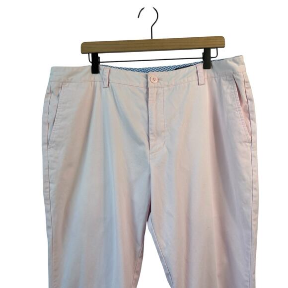 Vineyard Vines Mens Pants 38 X 32 Pink Breaker Chino Cotton Stretch Slim Fit - Picture 3 of 6